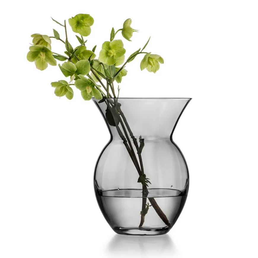 Daisy Vase Røkgrå 21cm - Hadeland Glassverk