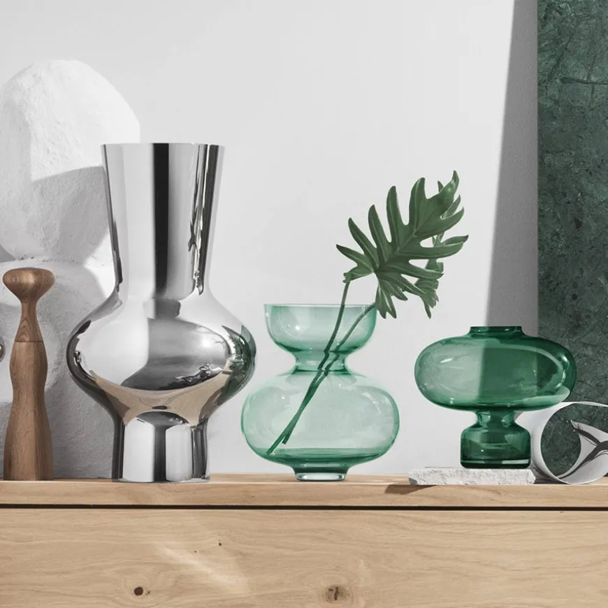 Georg Jensen Alfredo Vase 25cm Glass