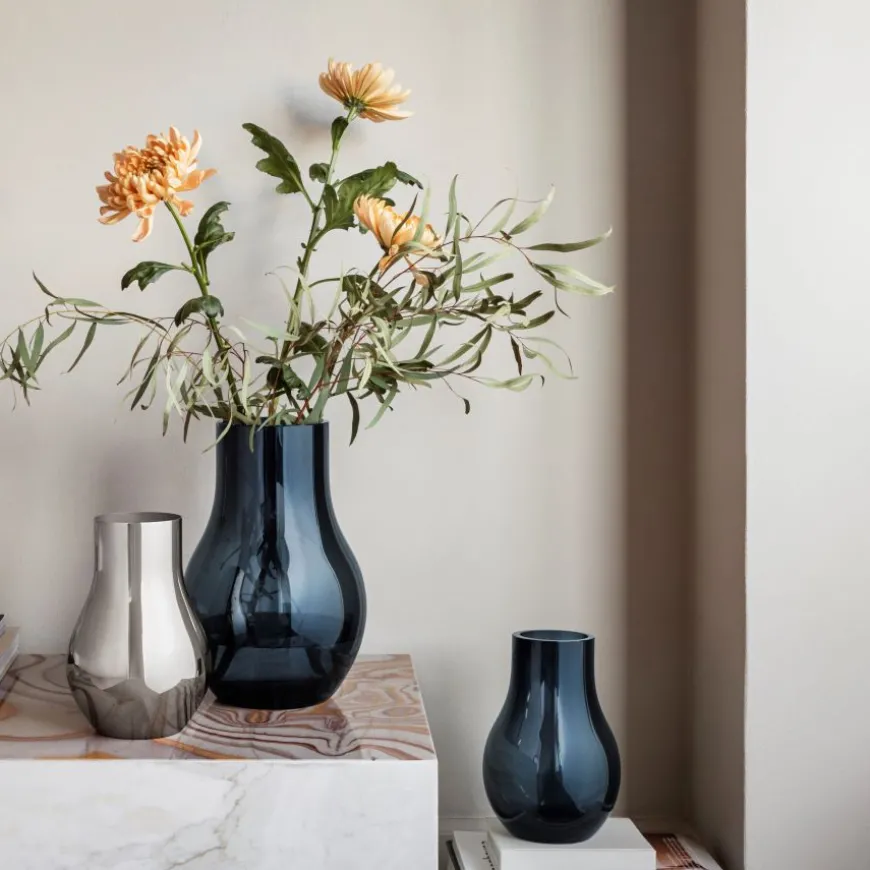 Georg Jensen Cafu Vase 205x300mm Glass