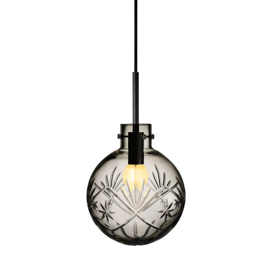 Hadeland Glassverk Taklampe Røkgrå