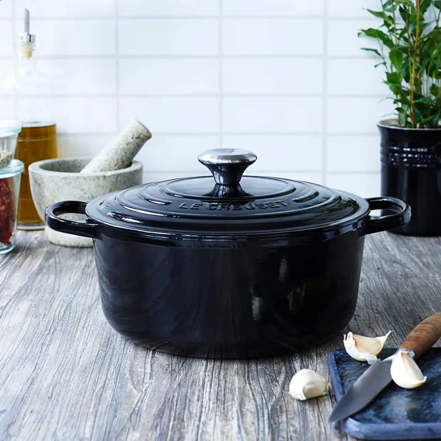 Le Creuset Støpejernsgryte 4,2L/24cm Black