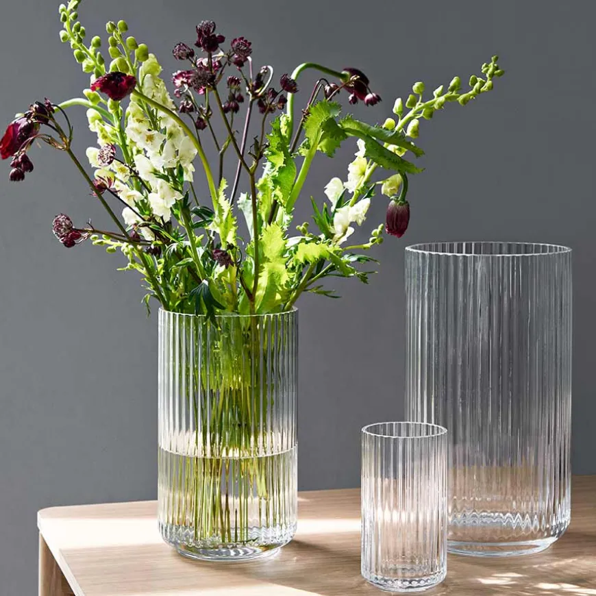 Lyngby Porcelæn Vase 15,5cm Klart Glass
