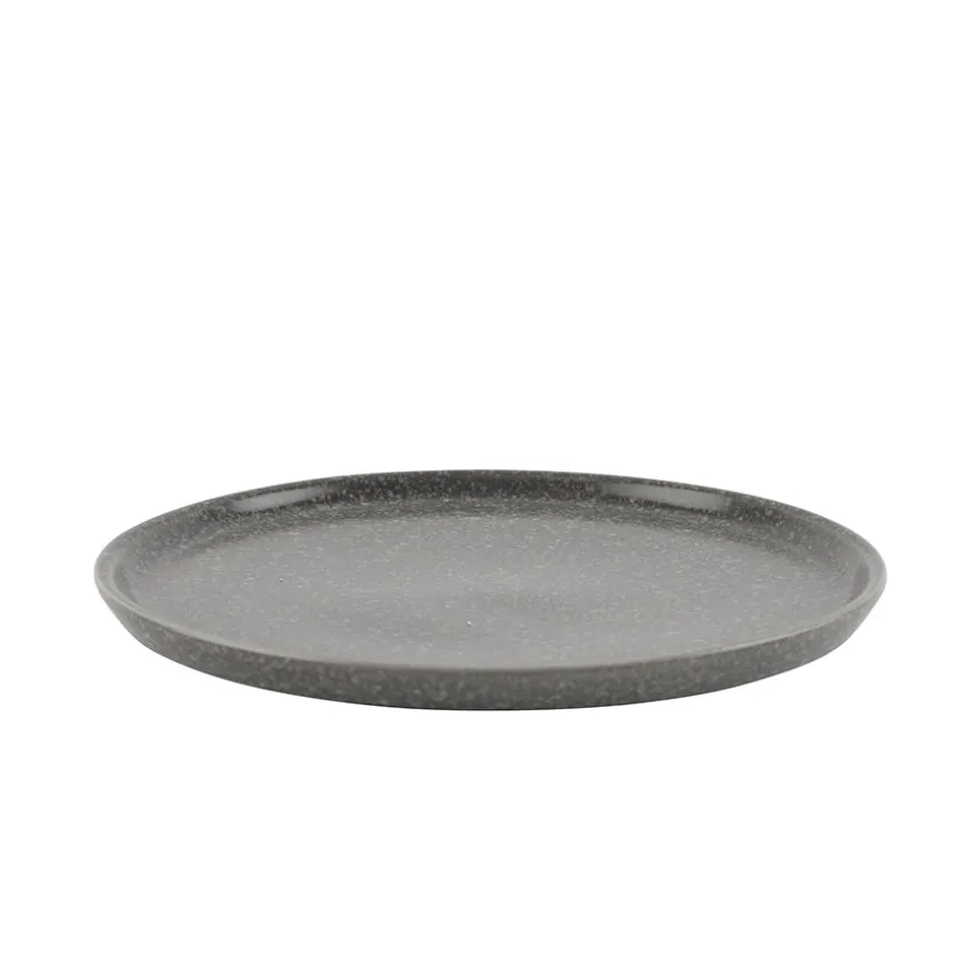 Porsgrunds Porselænsfabrik Natur Asjett m/kant 21cm Mørk Granitt