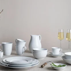 Rörstrand Swedish Grace Snø Dyp Tallerken 25cm Hvit