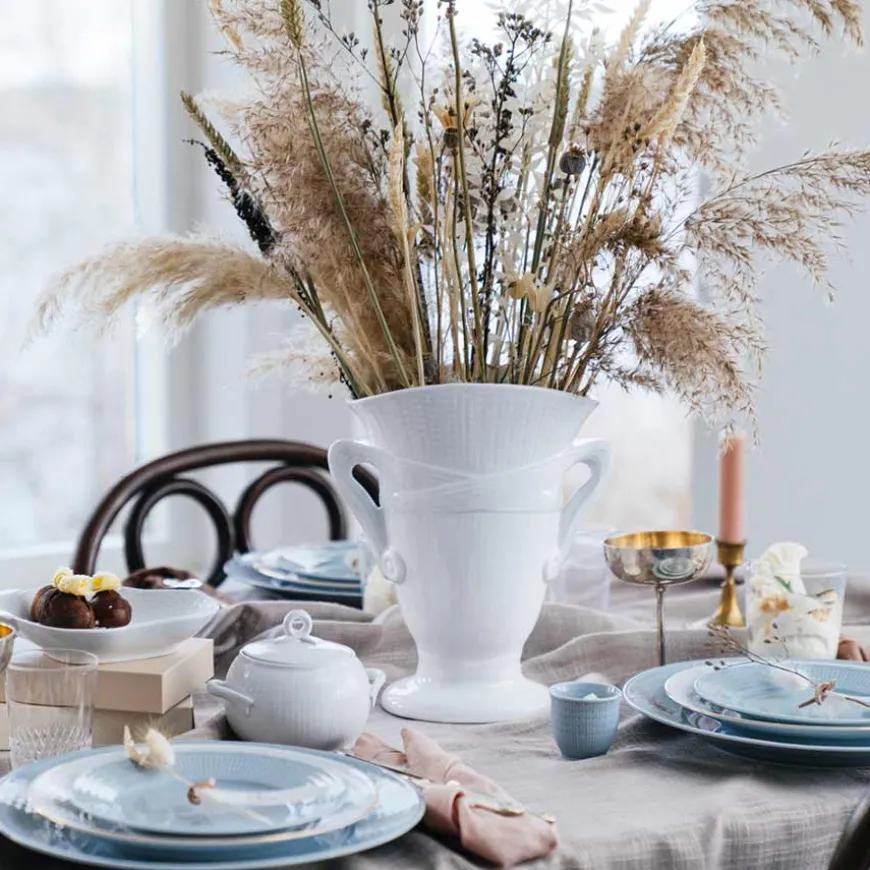 Rörstrand Swedish Grace Snø Skål m/Lokk 40cl